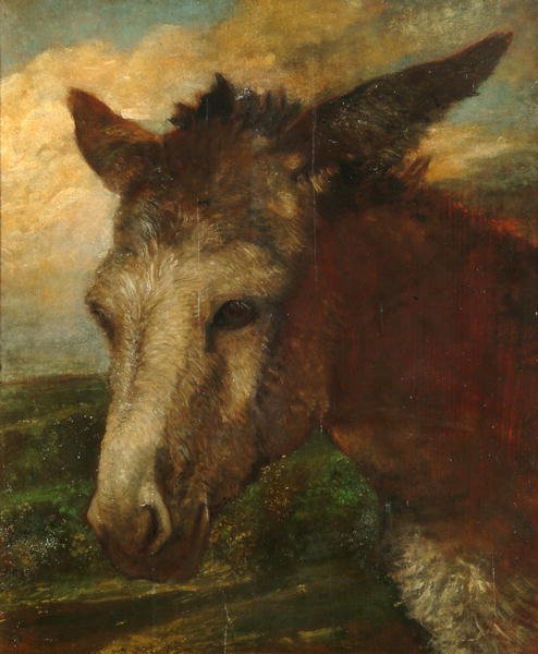 Head of an Ass, c.1863