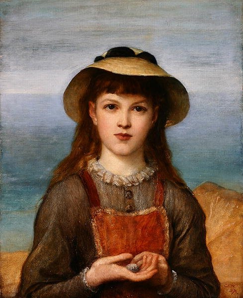 Study- Head of a Girl, 1876