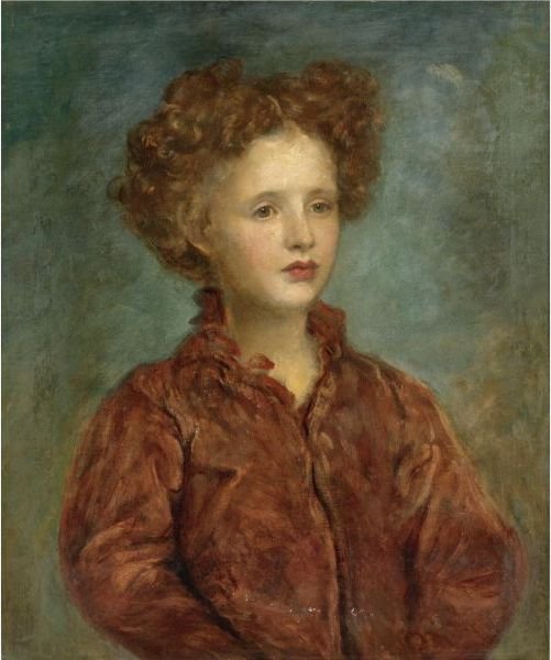 Portrait Of A Young Titled Girl