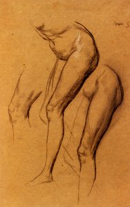 Nude Studies Of Long Mary  Two Being Studies For Eve Tempted