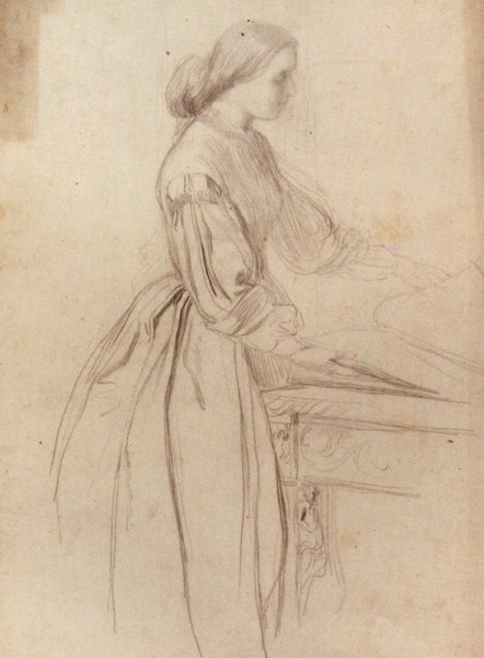 Portrait Of A Lady  Possibly Julia Jackson