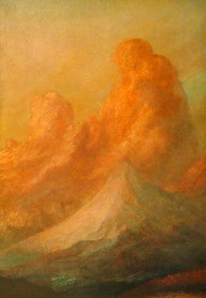 George Frederick Watts - Sunset on the Alps, 1888