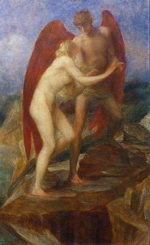 George Frederick Watts - Study for 'Love and Life', 1880s